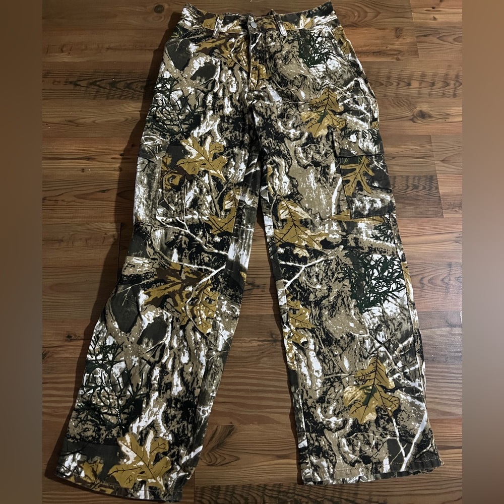 Camouflage cargo pants